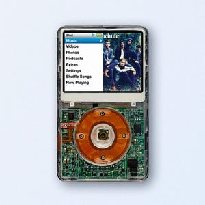 Bluetooth modded iPod Video 5th Professionally Upgraded Custom iPod Classic Wolfson Dac Media Player, USB C mod upgrade (2TB SDXC 3000mAh)
