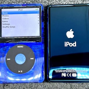 Apple iPod Classic 5.5th Atomic Ocean Blue 2TB SSD Wolfson DAC 3000 Battery