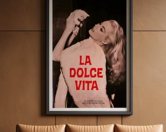 Vintage La Dolce Vita | Federico Fellini | Digital Poster