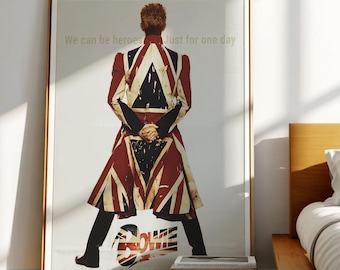 David Bowie Poster – Legendary Rock Icon Wall Art