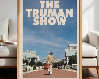 The Truman Show Vintage Poster – Cult Movie Wall Art