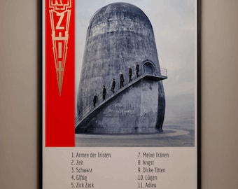 Rammstein Zeit Album Cover Art Print - Industrial Metal Poster (Digital Download)