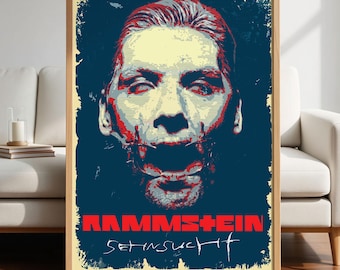Rammstein Sehnsucht Album Cover Poster – Digital Download
