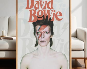 David Bowie Poster – Legendary Rock Icon Wall Art