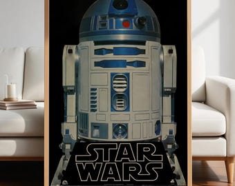 Star Wars Poster | Retro R2-D2 - Artoo-Detoo