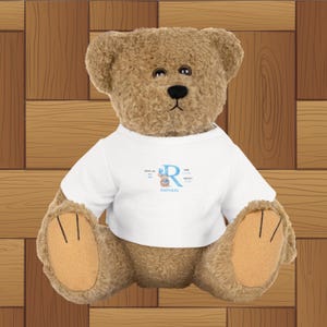 Personalized Teddy Bear Plush Toy: Custom Newborn Gift