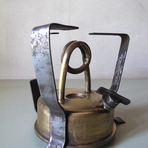 Vintage 40er-50er Jahre Alkohol, Paraffin, Petroleum, Camping, Angeln, Prepper, Jagd, tragbarer Kocher.