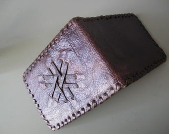 Vintage Hand Made Men's Genuine Leather Wallet.