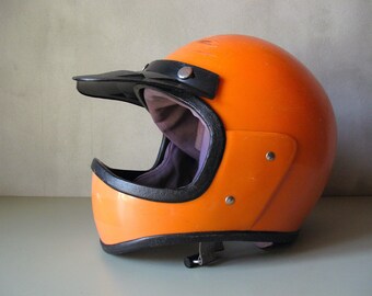 Vintage 80er Jahre Motorradhelm.
