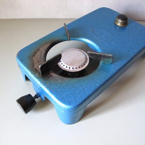 DESCA Vintage 80s Alcohol/Kerosene Portable Small Camping Cooking Stove.