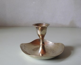 Bougeoir vintage en bronze.