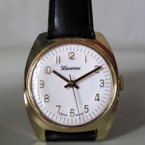 Lucerne watch - 日本 Lucerne デジタル 手巻き 腕時計 ヴィンテージ