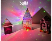 Haunted House paper craft activity | instant download | Halloween printable craft kit for kids| Halloween Classroom Craft | DIY 3D paper