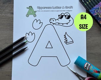 Preschool curriculum, Toddler Quiet Book, Toddler Learning Preschool activities, Preschool crafts, Alphabet Crafts, Letter Crafts Preschool