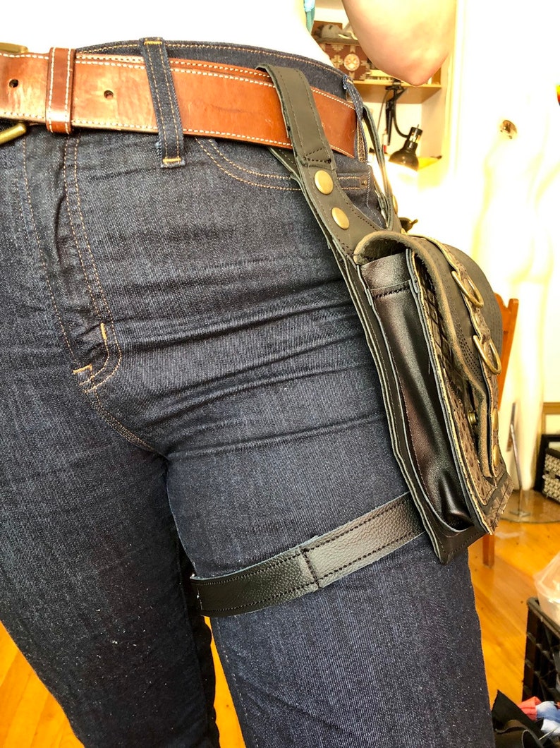 Detachable Pocket for Belts Kilts Holsters Harness Thigh Etsy