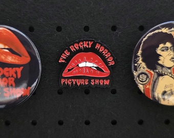 Pines/esmaltes y botones de Rocky Horror Picture Show