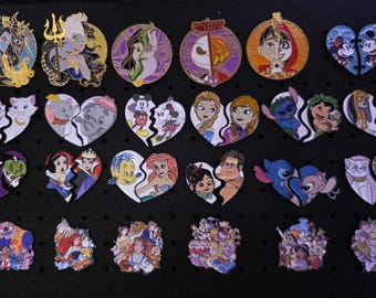 Pin esmaltado de Disney Lilo & Stitch, Peter Pan, Campanilla, etc.