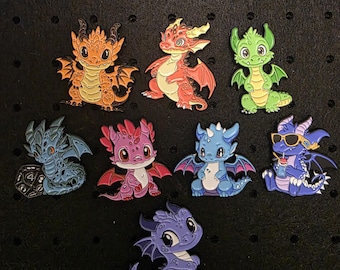 Baby Dragon Enamel Pin