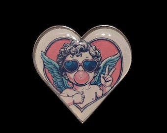 Sweet Angel Peace Enamel Pin