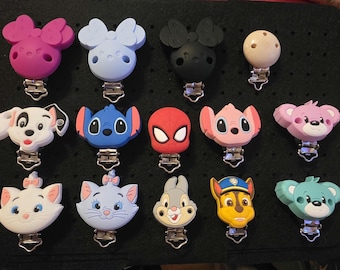 Disney Paw Patrol pacifier chain clips, wood