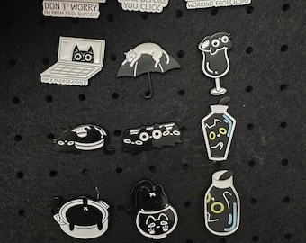 Pin Katzen Cat Emaille