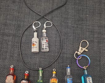 Pendientes/collar/colgante de botella de licor