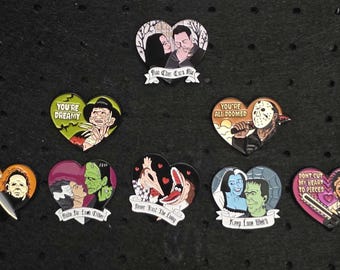 Horror Movie Killer Enamel Pin