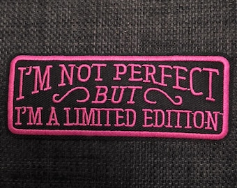 Not perfect iron-on patch