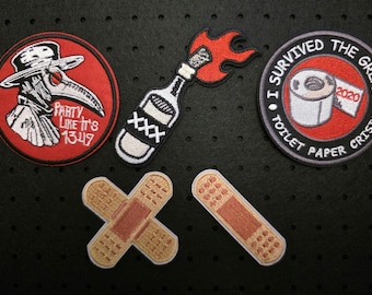Corona / Plague / Plaster Funny Patches