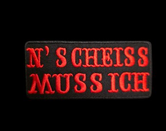 I don't have to wear a shit/ iron-on patch/embroidery.
