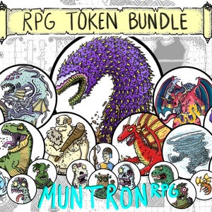 250+ VTT Fantasy Tokens by MuntronRPG
