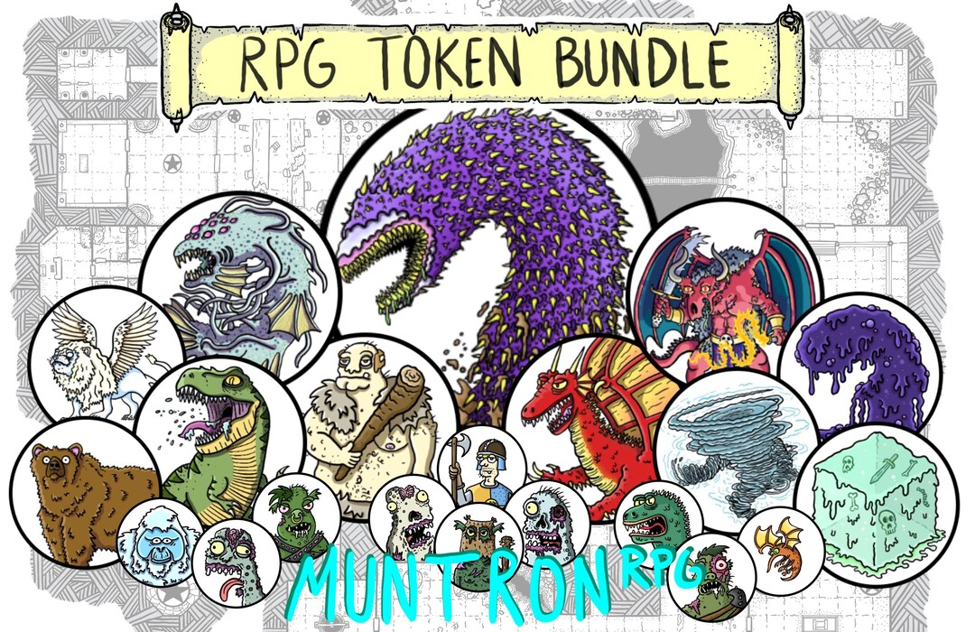 250+ VTT Fantasy Tokens by Muntronrpg - Etsy