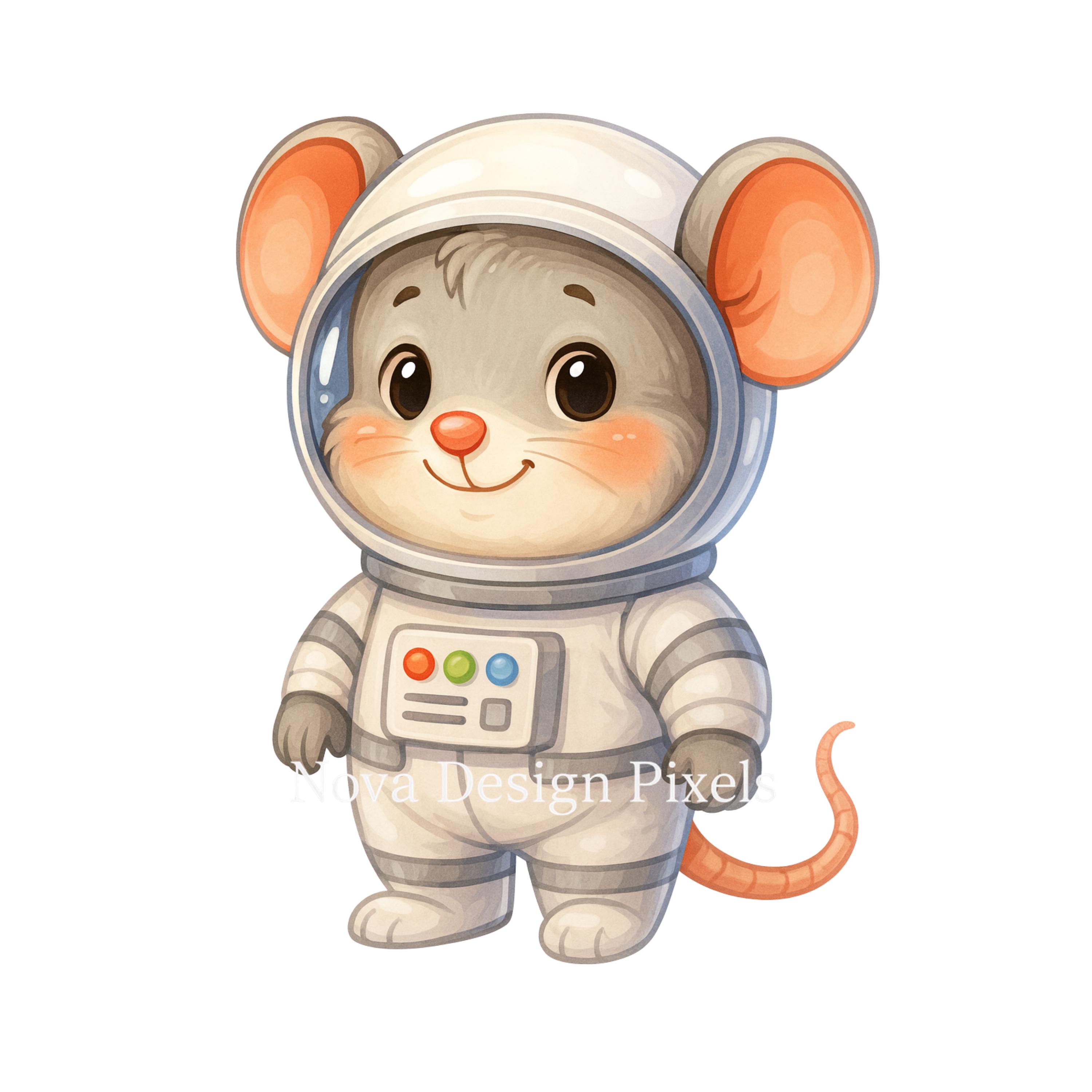 Space Mouse Clipart Set (PNG Files) - Etsy Australia