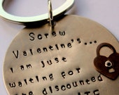 Items similar to anti valentine, anti-Valentine Gift Key ...