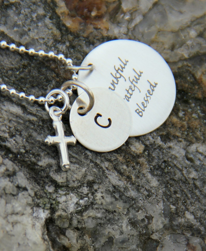 Religious Necklace Confirmation Gift Religion Blessed Etsy