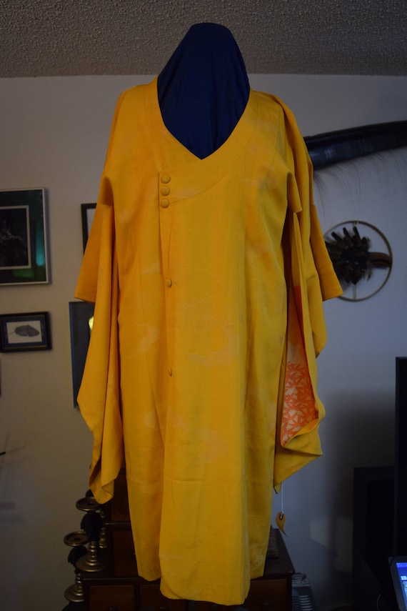 Vintage Silk Michiyuki Kimono