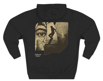 Felpa con cappuccio Streetwear Sand Label - Hellbound Habits - Skating, Graffiti, Streetwear, Stile Urbano, Abbigliamento da Città, Elegante