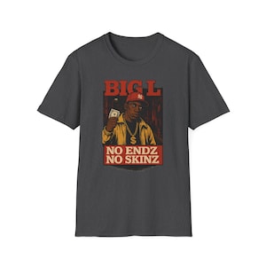 Big L Rap Unisex Streetwear T-Shirt | Hip Hop Style Tee, Vintage Music Apparel, Music Lovers, Rapper, 90s