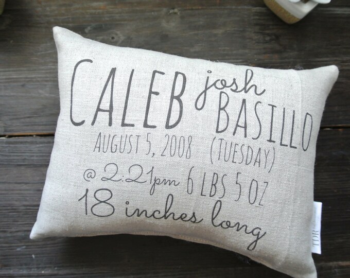 custom baby pillow