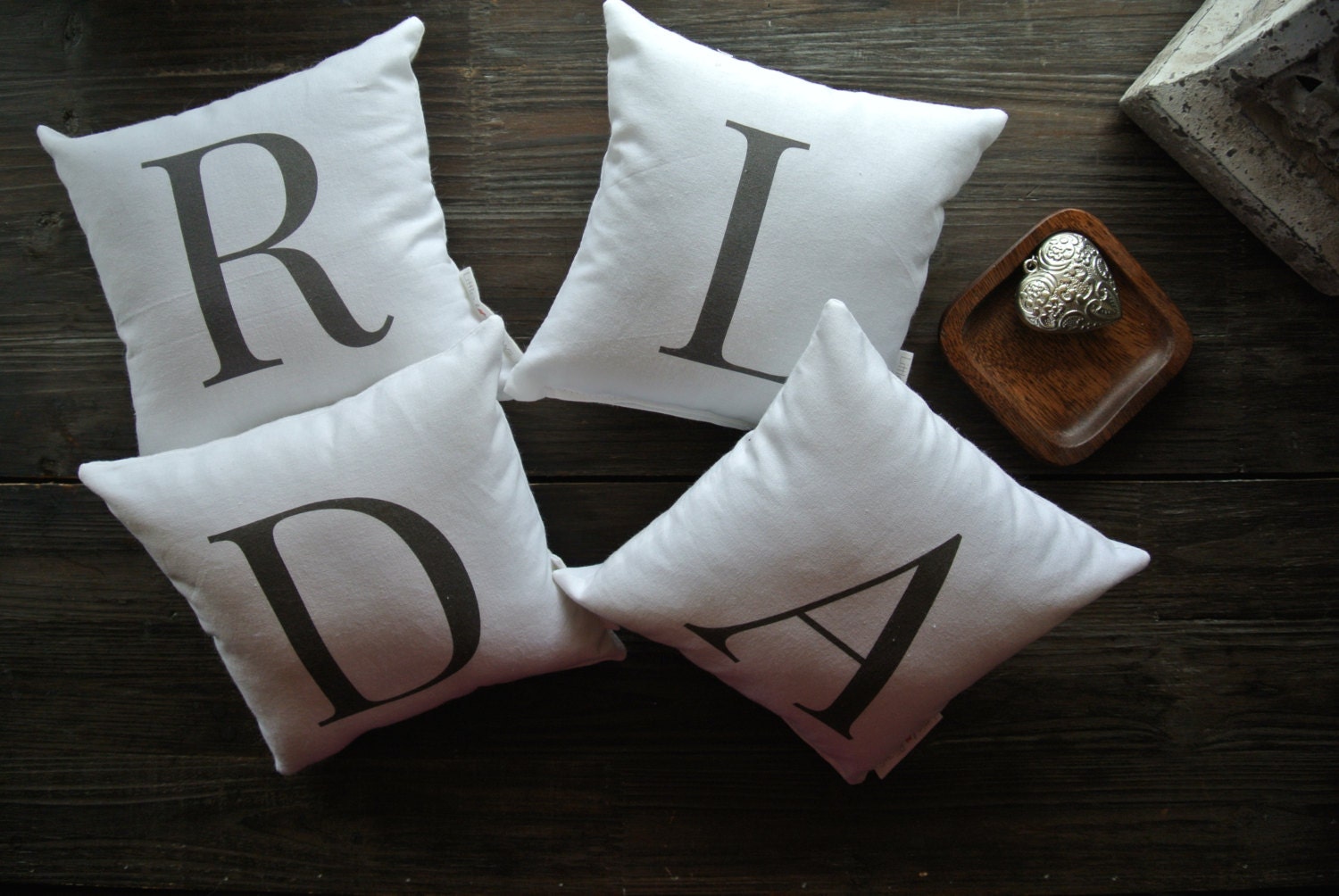 Monogram Pillow Little Love Pillow Favorite quote Pillow Etsy