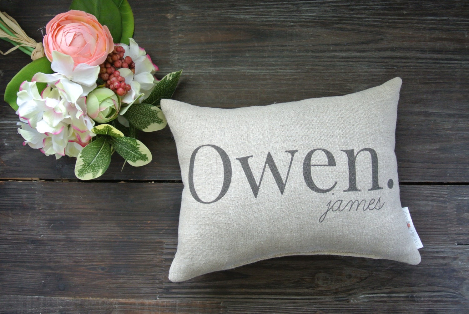 Personalized Name Pillow Baby Shower Gift Baby Name Pillow Etsy