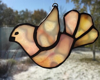 Surya Bird Engraved Brass Suncatcher main image 0