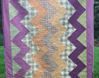 Flannel Chevron quilt