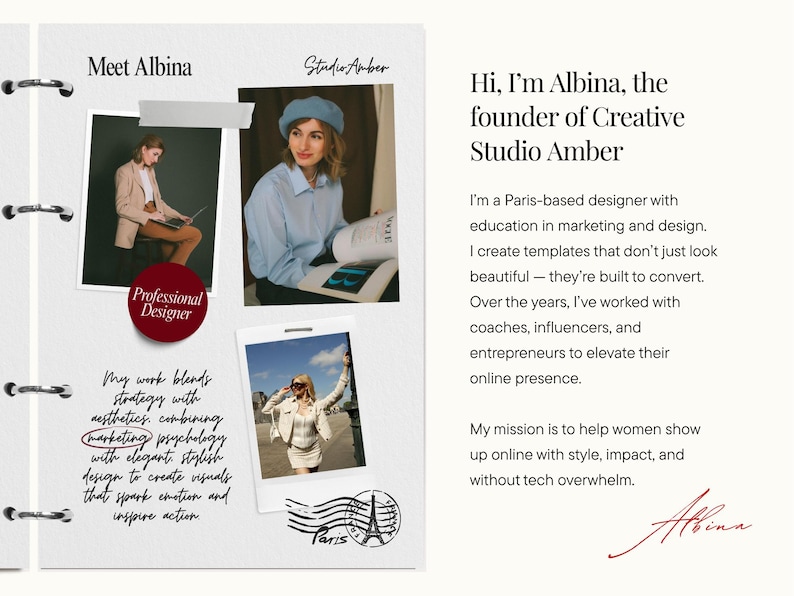 Coach Website Canva Template Landing Page for Entrepreneurs Business Life Coaches Course Creators Coaching Sales Page Luxury Design image 10
