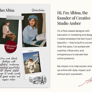 New Year Course Sales Page Canva Website Template Coaching Program Digital Product Life Coach Sales Landing Page Holiday Design image 17