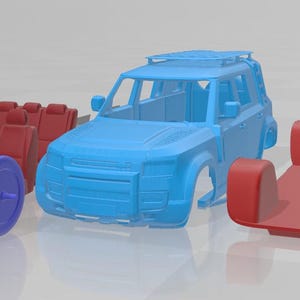 Land Rover Defender Explorer – Separate Parts 3D Model