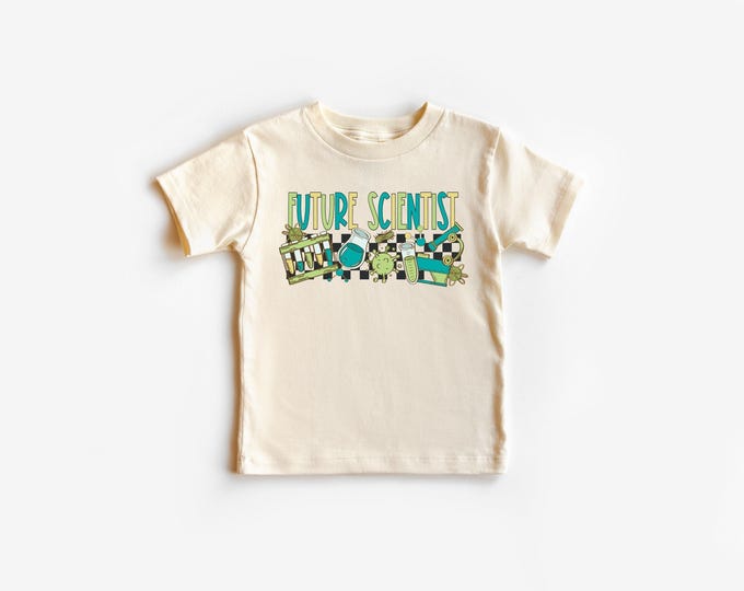 Future Scientist Shirt, Scientist Toddler T-Shirt, Aesthetic Kids Tee, Gift for Scientist