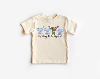 It's Ok To Be Different Kids Shirt, Awareness Youth Tee, Autism Tee, Autism Awareness Sweater, Autism Toddler Shirts, Autism Group Shirts