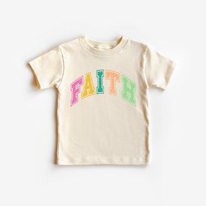 Faith Toddler Sweatshirt, Christian Toddler Shirts, Religious Kids Hoodie, Bible Verse Baby Bodysuit, Biblical Toddler Tee