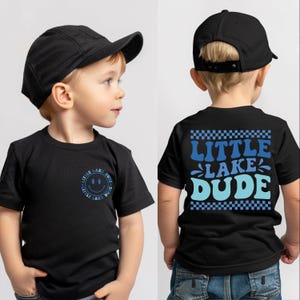 Little Lake Dude småbarns-T-shirt, retro barntröja